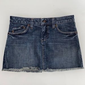 Y2K Juicy Couture Jean Mini Skirt